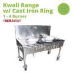 (Berjaya) 1 Burner_ 2 Burner _ 3 Burner _ 4 Burner kwali range with cast iron ring(Standard + Economy) Type