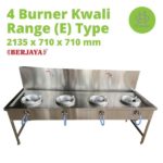 (Berjaya) 4 Burner Kwali Range