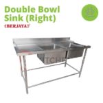 (Berjaya) Double Bowl Sink Right