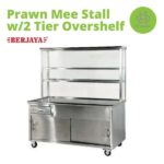 (Berjaya) S_S Prawn Mee Stall w_2 Tier Overshelf – Economy Type(PMS-2-E)