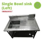 (Berjaya) Single Bowl sink Left(SBS-1000L)