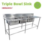 (Berjaya) Triple Bowl Sink