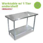 (Berjaya)Worktable W_1 Tier undershelf (610mm width)(760mm width)(915mm width)