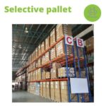 Selective pallet racking system